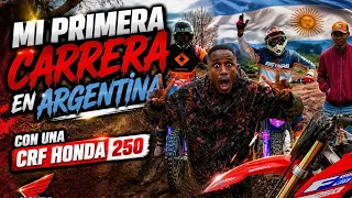 MI PRIMERA CARRERA EN ARGENTINACON UNACRF HONDA 250