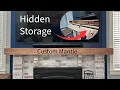 Fireplace Mantle with Secret Door CUSTOM