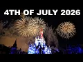 Magic Kingdom 4th of July 2026 Fireworks 4K - Disney Celebrate America 4th of July Concert in the Sky