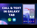 Make Phone Calls \u0026 Texts on any Galaxy Tab (without SIM Card Slot)