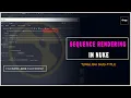 HOW TO RENDER SEQUENCE IN NUKE TWO MINUTES TUESDAY