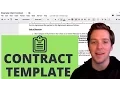 Sales and Service Agreement Free Client Contract Template