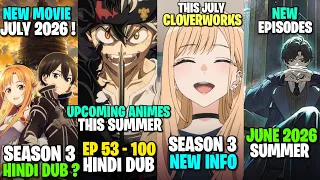 sao s3 hindi dub u0026 new movie balck clover s2 release date lotm new episodes clover works info