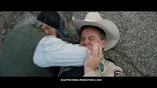 traffic stop turn deadly the marksman 2021 movie clip