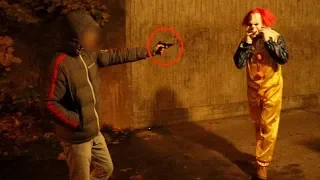 scary clown prank gone wrong julien magic