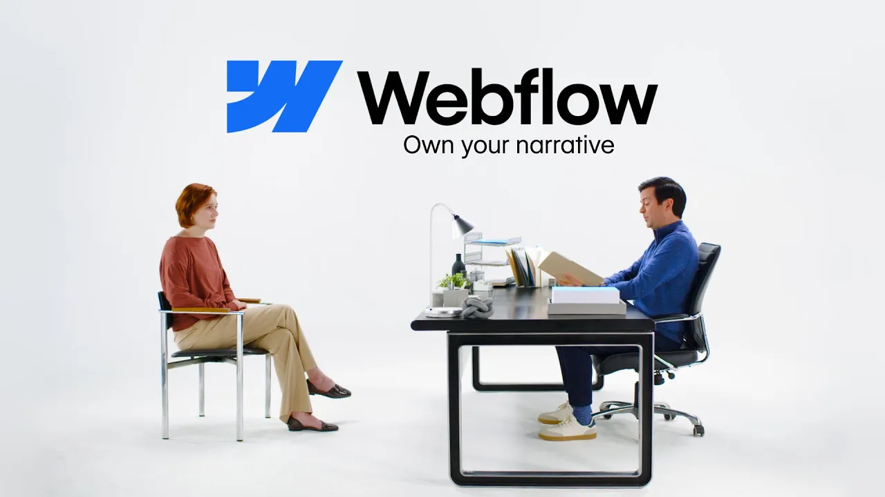 Webflow — Webflow — Own Your Narrative (YouTube video ad)