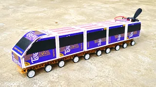 How to Make Train With Matchbox | DIY Matchbox Bullet Train 🚅