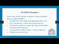 Python tokens in Tamil