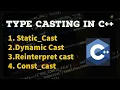 03 Typecasting in C Static - cast Dynamic