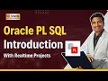Oracle PLSQL Introduction With Real time Projects I