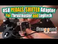 USB Adaptor for Thrustmaster T3PA Logitech Shifter and Pedals from Bangood REVIEW