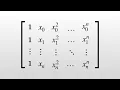 The Vandermonde Matrix and Polynomial Interpolation