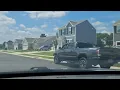Millsboro Delaware USA drive and Alderleaf Meadows neighborhood community drive