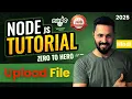 Node JS Tutorial in Hindi Upload File using Multer NPM Package