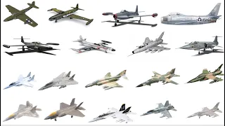 تطور المقاتلات الأمريكية | من P-59 Airacomet إلى F-47 عبر الأجيال