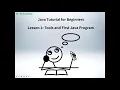 Java Tutorial for Beginners 1 Tools and First Java Program