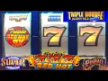 Triple Red Hot 777 2x3x4x5x SUPER TIMES PAY Pinball Triple Double Jackpot Wild NUDGE