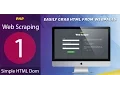 Tutorial 1 - Simple HTML Dom Web Scraping data setting up from scratch by php