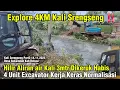 Lagu Hilir air Kali Sempit 3mtr Dikeruk Habis‼️4Unit Excavator Kerja Keras Normalisasi #dedimulyadi #kdm