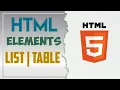 HTML Elements Tables Lecture Codezlux