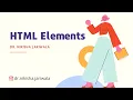 HTML Tutorial 02 - HTML Elements Attributes Theory Example English