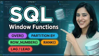 SQL Window Functions Explained in One ROW - NUMBER RANK DENSE