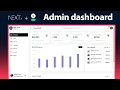 Admin dashboard with Nextjs Daisy UI and rechart