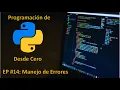 Curso Python Desde Cero 2021 - Manejo de Errores Try And Except