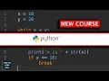 New Python Control Structures Course