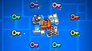 Я Закрыл Ютуберов в БЕЗУМНЫХ Мини Играх Geometry Dash