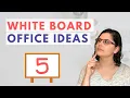 5 Ways to Use Your Office White Board 1 Cork Board Idea