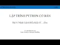 Basic Python Programming - Lesson 8 Conditional Statements If Else