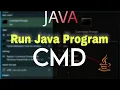 How to Run Java Programs With Command Prompt cmd Bangla Java tutorial for beginners Easy Solving