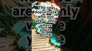 The sea doesn’t ask who you are