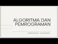 Part 4 Algoritma dan Pemrograman List dan Array