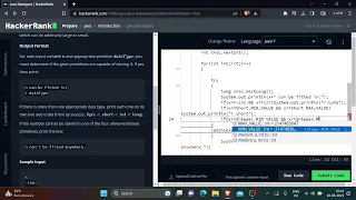 Java Hacker Rank Solutions Java DataTypes Question-8 Sprint to 5 Java badge
