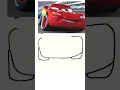 Very Easy McQueen Drawing