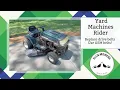 Free older MTD Yard machines rider replace drive belts and finishing up part 2