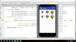 Android Tutorial - Custom GridView Layout