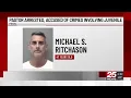 Peoria pastor arrested accused of crimes involving a juvenile