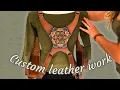 Custom LEATHER SHOULDER HOLSTER Handmade From Scratch
