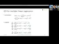 Gradient descent for linear regression