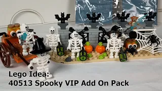 Idea for Lego 40513 Spooky VIP Add On Pack | What's Included and Potential Instructions