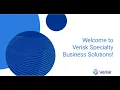 Working at Verisk Specialty Business Solutions