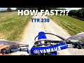 TTR 230 TOP SPEED