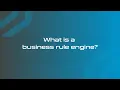 What is a business rule engine