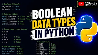 Python Boolean Data Type Mastery True vs False Explained Erskr