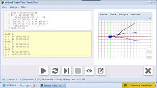 Python I getx gety and Random Walks