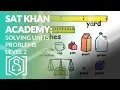 SAT Khan Academy Solving Units Level 2 new sat math help