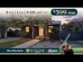 Homestead FL Home For Sale Commercial-Zoned Property with NO HOA Endless Business Potential